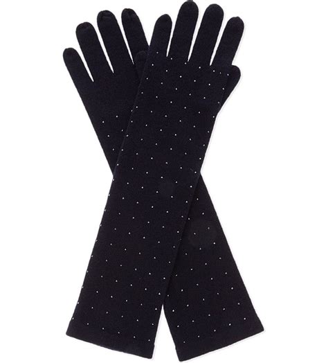 Swarovski Elbow Cashmere Gloves Cashmere Gloves Gloves Cashmere