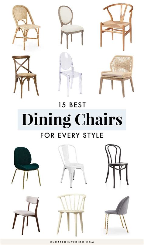 15 Perfect Dining Room Chairs According to Your Style