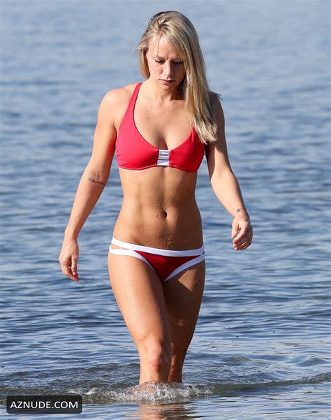 Chloe Madeley Sexy On Holiday In Ibiza Wearing A Red Bikini AZNude