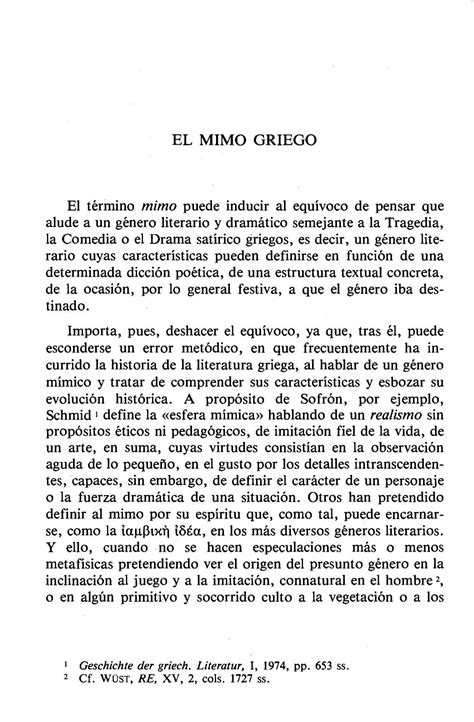 Que Es Un Mimodrama 8