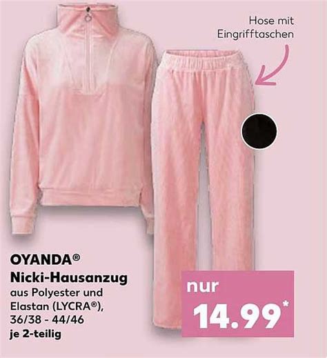 Oyanda Nicki Hausanzug Angebot Bei Kaufland Prospekte De