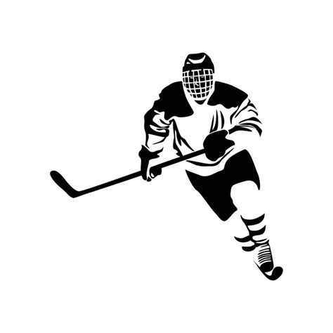 hockey player silhouette design. athlete sign and symbol. 16929153 ...