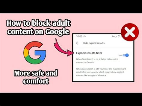 How To Block Adult Content Enable The Safe Search On Google Youtube