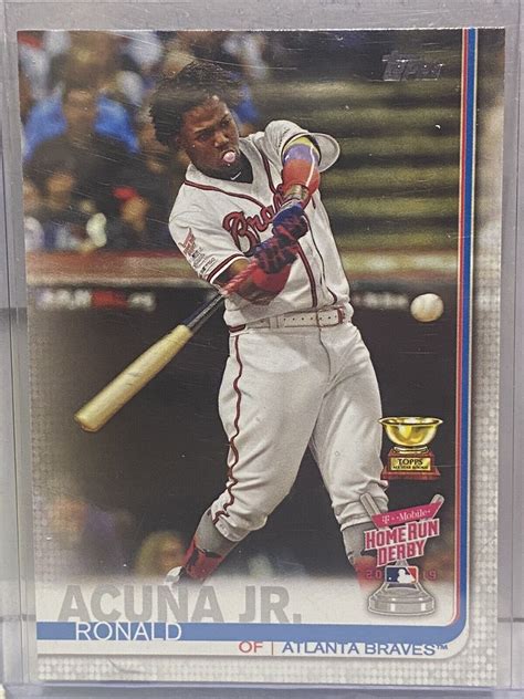 RONALD ACUNA JR 2019 Topps Update HRD US271 Home Run Derby Second 2nd