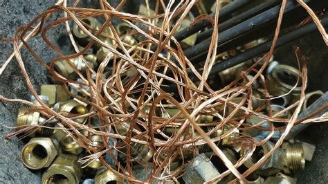 Stripping Copper Wire And Scrapping Out Brass Youtube