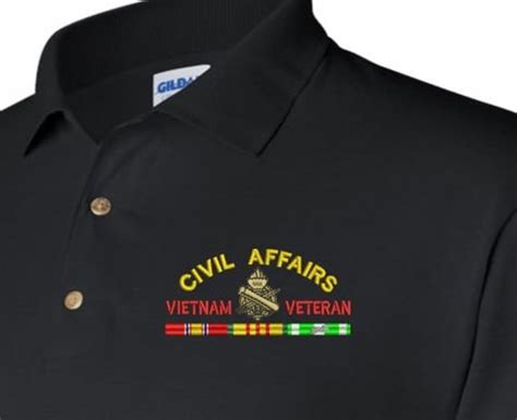 U.S. Army Civil Affairs Vietnam Veteran Polo