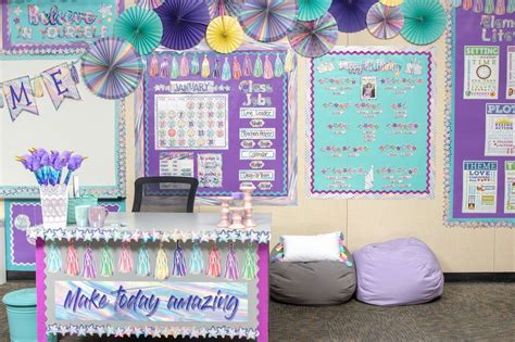 Iridescent Classroom Collection By Teacher Created Resources Elementary Classroom Decor