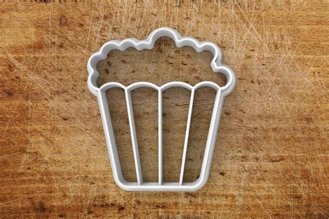 Popcorn Cookie Cutter Stl Datei Etsy