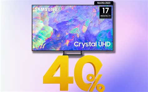 La Tua Nuova Tv Ti Aspetta Samsung Crystal Uhd K Da Pollici Solo