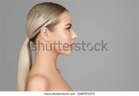 Beautiful Young Woman Face Profile Beauty Stock Photo 2289991073 ...