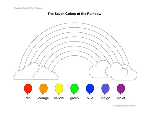 Seven Colors of the Rainbow | Free Printables for Kids