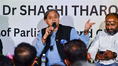 shashi tharoors caution note  congress party   complacent