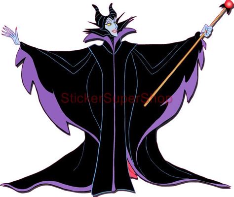 Disney Witch Maleficent Decal Removable Wall Sticker Decor Art Sleeping ...