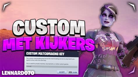 Customs Met Kijkers Fortnite Nederlands Live Youtube