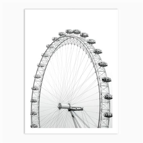 London Eye Art Print By Alexandru Panac Fy