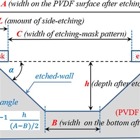 Crosssectional Image Of Fabricated PVDF Sample After Anisotropic