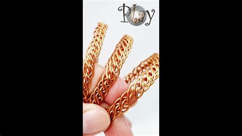 Play With Wire Twisted Braided Bracelet Thick Bangles Unisex