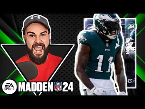 Madden 24 Aj Brown Gridiron Guardians Card And It Is Fire YouTube