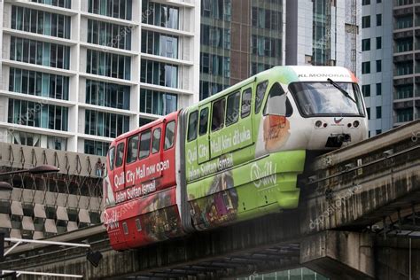 kuala lumpur monorail stock editorial photo  chenws