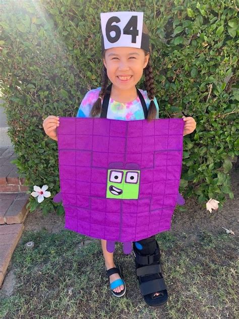 Custom Numberblocks Character Costume Any Numberblock Etsy Australia