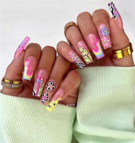 Pin de Elena Andreeva en Квадратные ногти Manicura de uñas Uñas