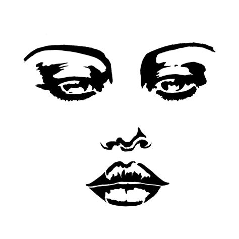 face stencil art unleash  creative side  express