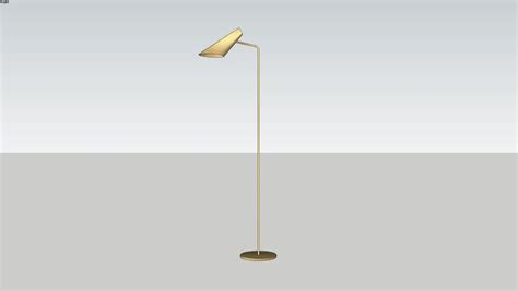 Gold Standing Lamp 3d Warehouse