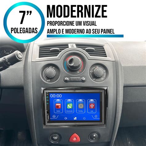 Kit Multim Dia Megane Mp Android Auto Carplay Ecarshop