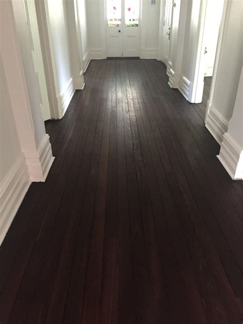 Stain Black Jarrah Flooring Residential Installation In A Perth