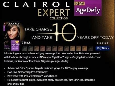 Clairol Expert Collection Age Defy Hair Color Review YouTube