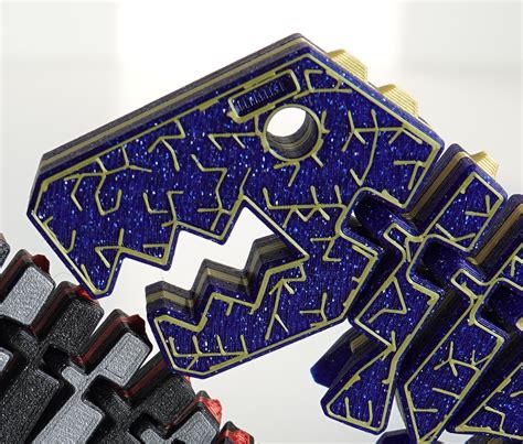 flexi rex sliced  scales  matt blissett   stl model