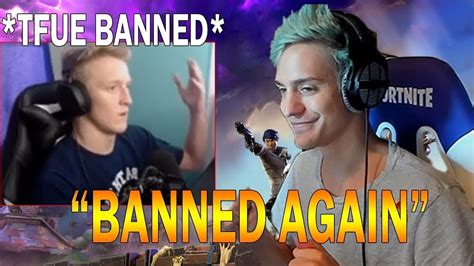 Ninja Reacts After Tfue Gets Banned From Twitch And His Youtube Channel