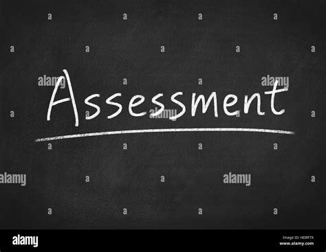 assessment concept word stock photo alamy