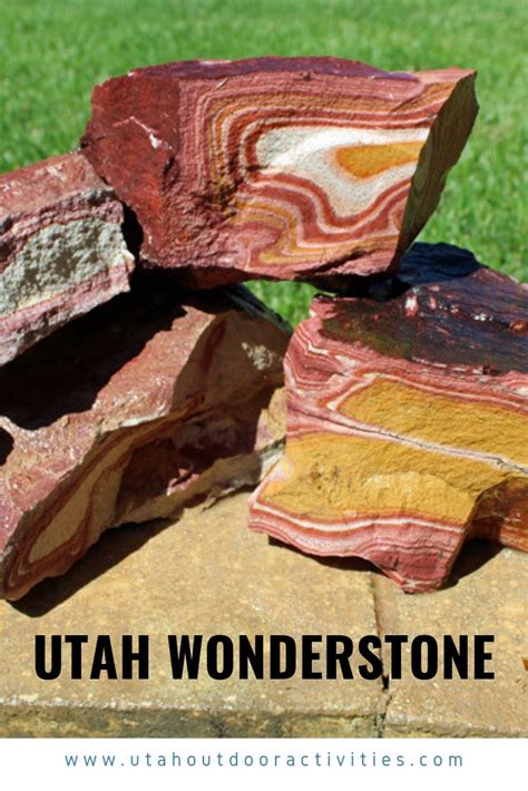 Utah Wonderstone Mineralien Steine Natur