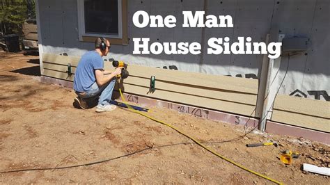 Siding A House By Yourself YouTube