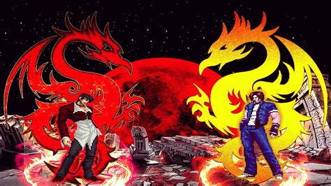 Red Dragon Samael Iori Yagami Vs Flame Dragon Kyo Kusanagi Kof Mugen