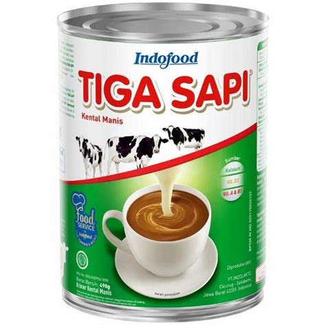 Jual Tiga Sapi Susu Krimer Kental Manis Kaleng 490gr Shopee Indonesia