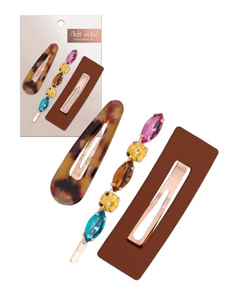 Amazon Kitsch Stackable Hair Clips Fashion Acrylic Clips