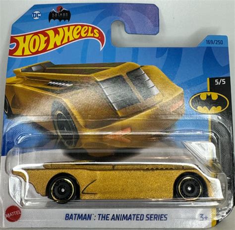 Hot Wheels Batman DC The Animated Series Batmobile GOLD Th Model Car MattsBrickMocs