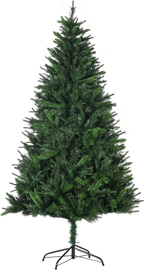 HOMCOM Albero Di Natale Artificiale 180cm Con 786 Rami Apertura