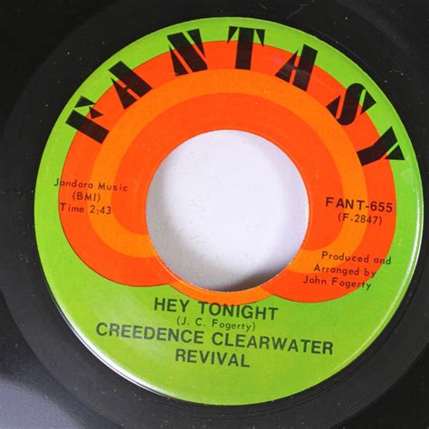 Creedence Clearwater Revival 45 Rpm Hey Tonight Hey Tonight Cds And Vinyl