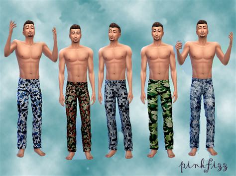 The Sims Resource Mens Camo Trousers