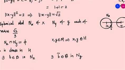 Functional Analysis Module III Class 25 Separable Hilbert Space And