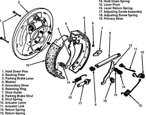 1986 Chevy Taho Rear Brakes Diagram