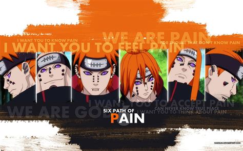 Six Path Of Pain Wallpaper Naruto Shippuuden Pein Typography