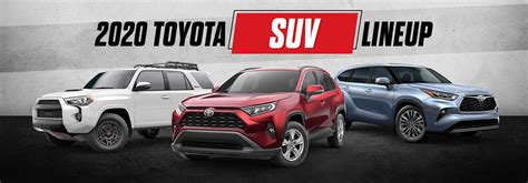 2020 Toyota Suv Lineup Bert Ogden Toyota Harlingen Tx