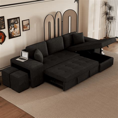 104 Modular Sectional Sofa Modern L Shape Oversize Reversible Couch