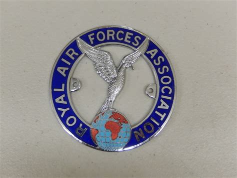 Badge Raf Royal Air Forces Association Car Badge 1960 Catawiki