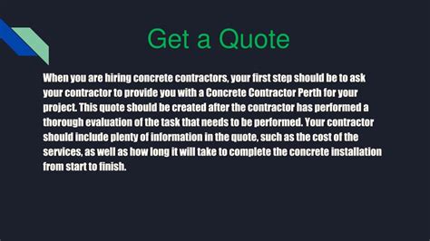 Ppt 3 Tips For Hiring A Concrete Contractor Powerpoint Presentation