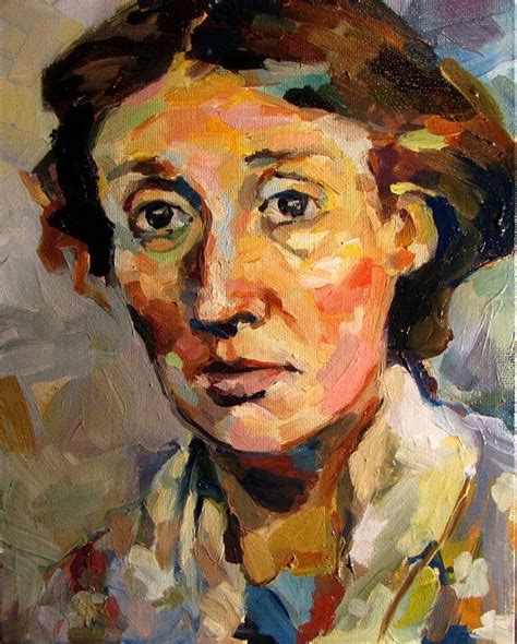 Virginia Woolf Oil Painting 8 X 10 By Bottleofsuze On Etsy Painting